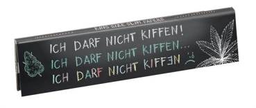 Choosypapers King Size Slim Zigarettenpapier Ich darf nicht kiffen